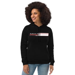 Always in Character Women's eco fitted hoodie