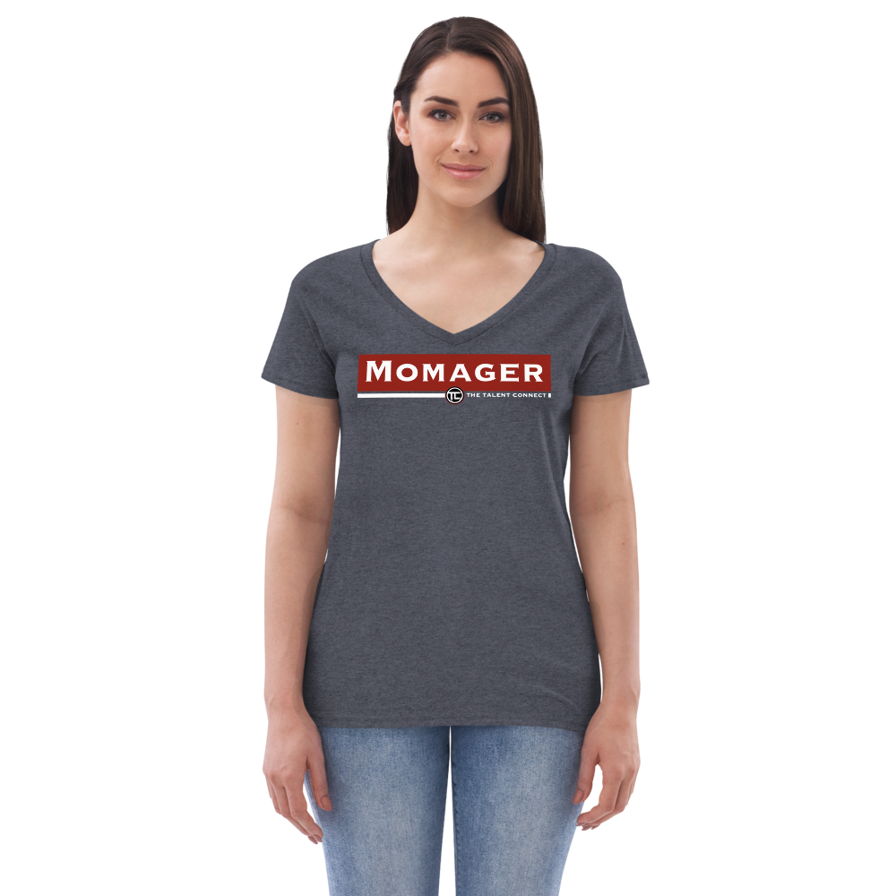 MOMager Women’s V-neck t-shirt